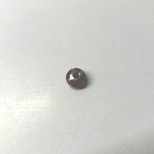 Pandora sterling silver and orange flower glass bead